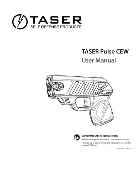 taser pulse instructions.